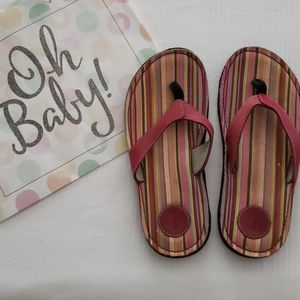 Privo By Clarks Leather Flip Flops